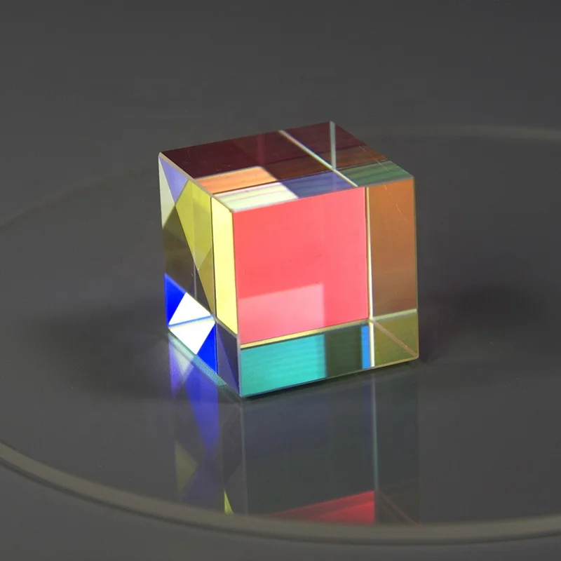 Optical beam splitter B270 K9 BK7 glass prism dichroic coating 30x30x30 20*20*20