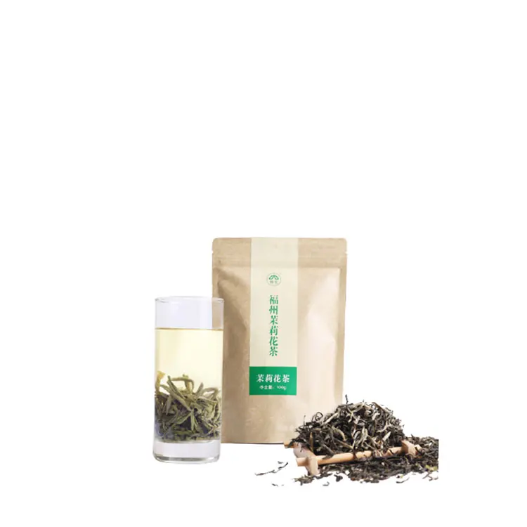Developed by hand-made ancient methods organic loose green fresh jasmine tea
