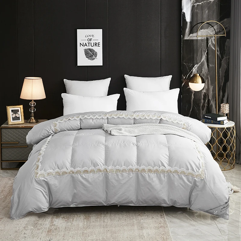 Customized size and Color Warm Goose down duvet comforter