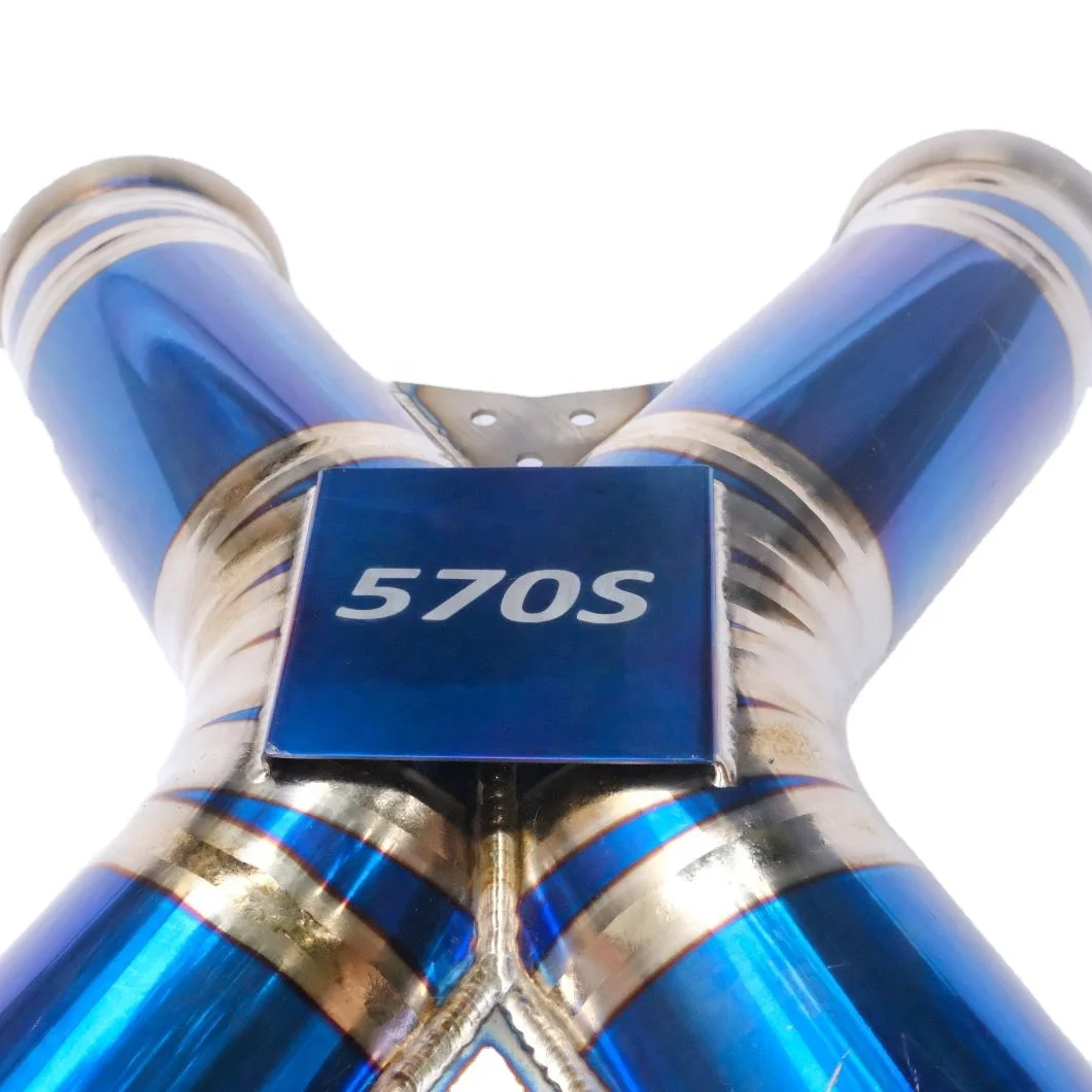 
Performance Stainless with special tube flexible golf exhaust for MCLAREN 570 S 