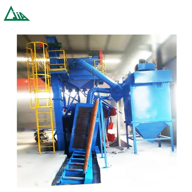 Q69 роликовый конвейер, оборудование для дробеструйной обработки стальной измерительной ленты