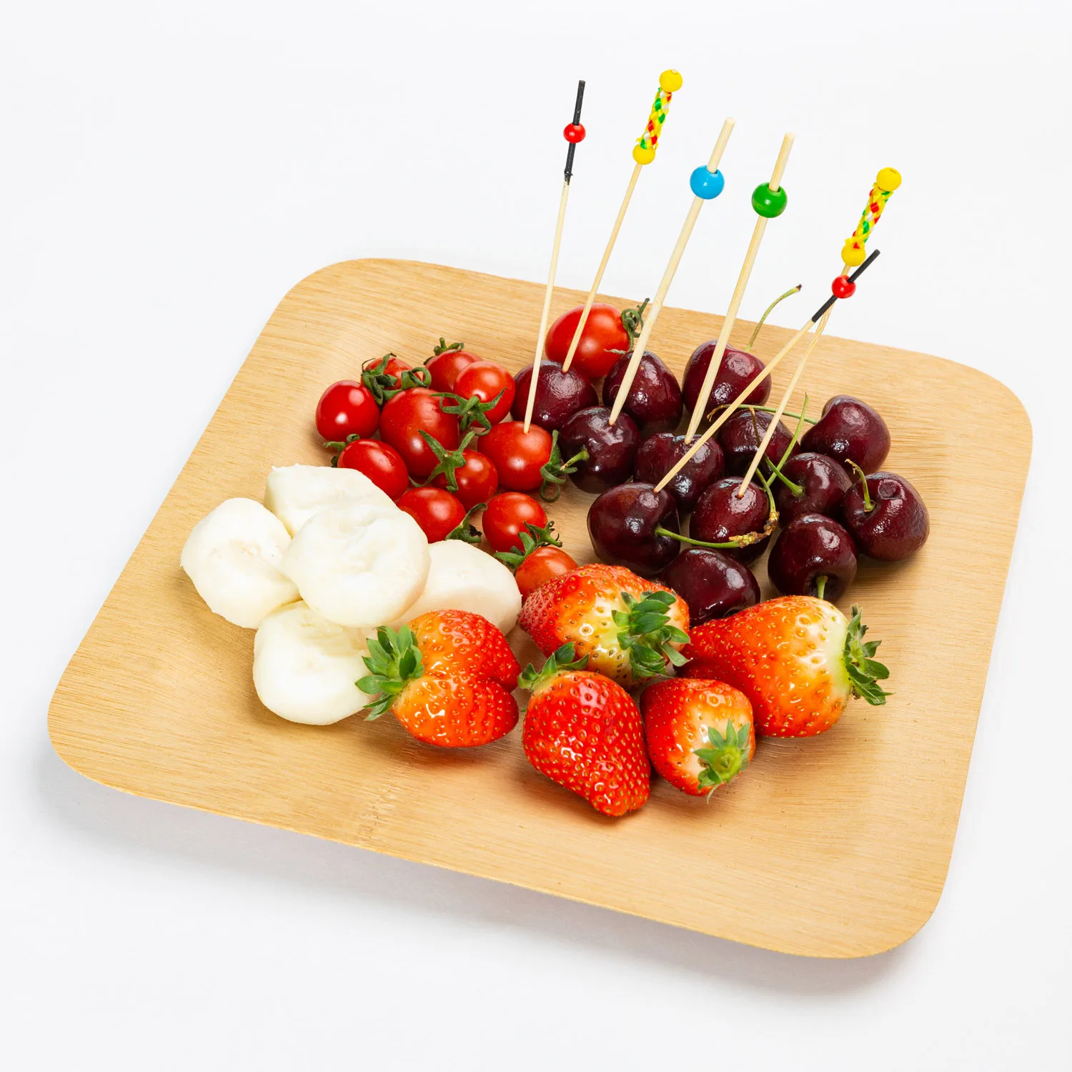 Cocktail Picks, 4.7 Inches Fancy Toothpicks Bamboo Cocktail Skewers with Looped Knot Food Sticks for Appetizers, Drinks,Fruit