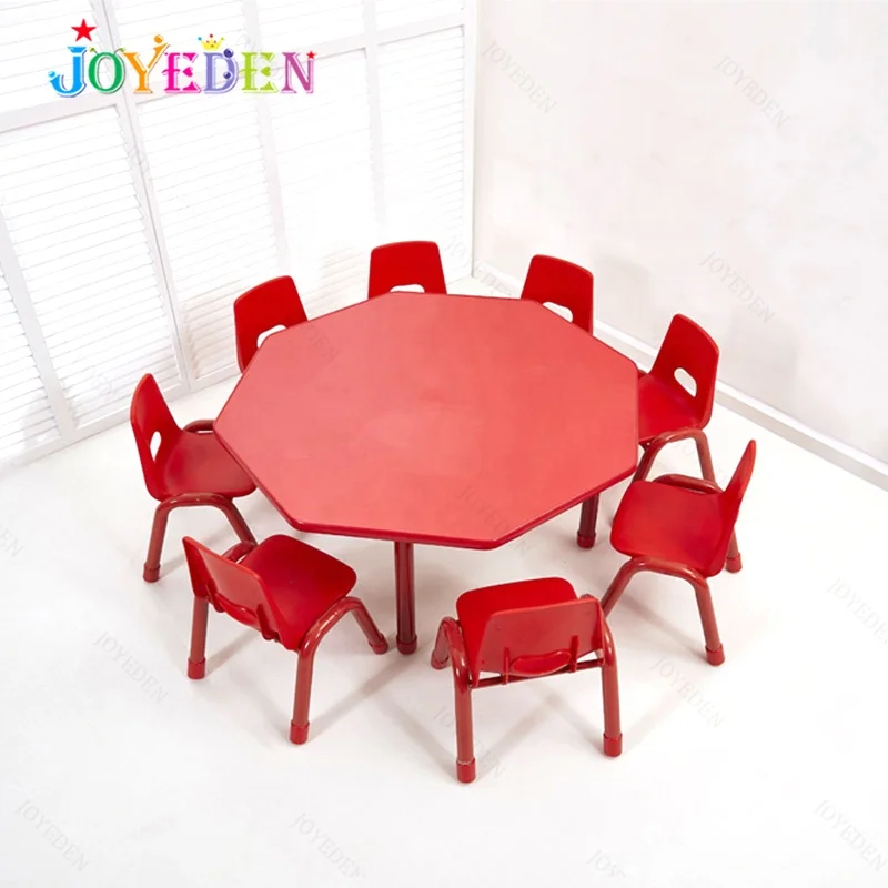 High Quality New Design Preschool Furniture Baby Study Cheap Plastic Tables And