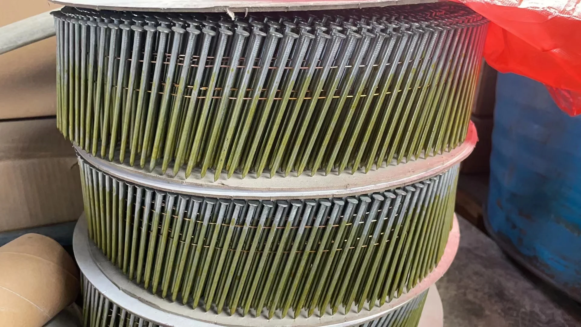 factory supply jumbo coil nails 3000pc/coil