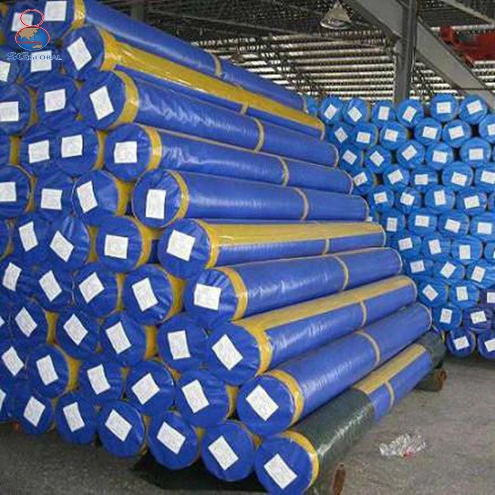 Wholesale pe tarpaulin rolling lightweight waterproof tarp fabric