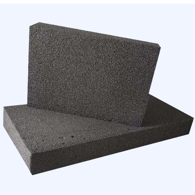 100mm Foam glass fireproof black rigid wall insulation cellular foam glass insulation board