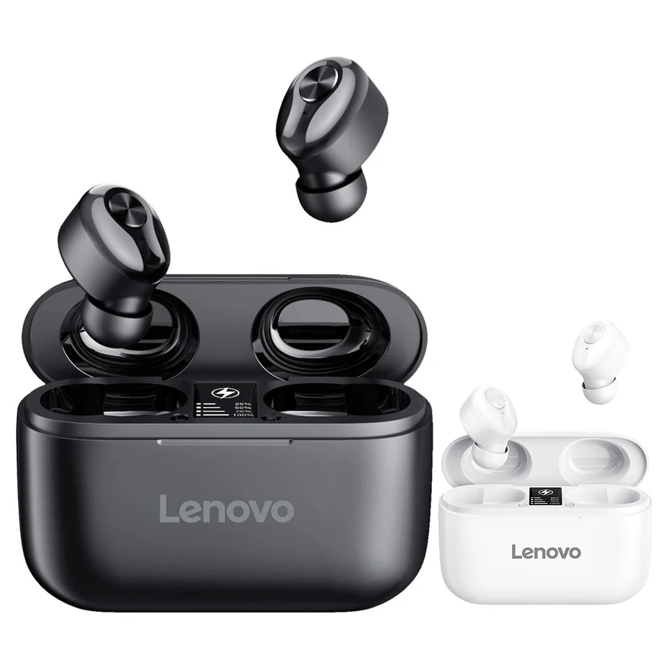Lenovo HT18 TWS Sports True Wireless Bluetooth 5.0 Earphone Earbuds HD Stereo Headset Battery 1000mAH Charging Box