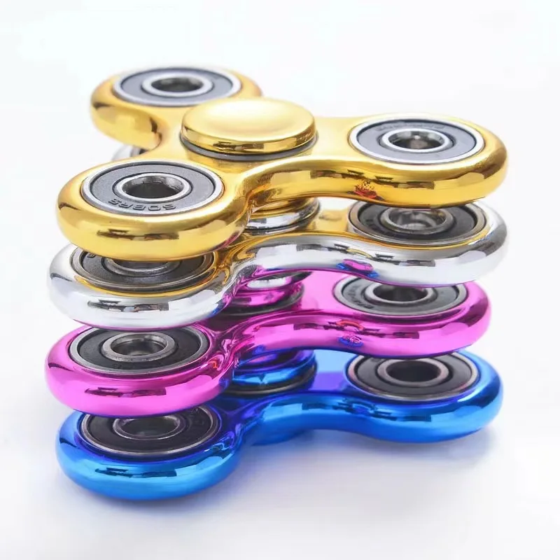 wholesale Hot Selling Fidget Finger Spinner Customize Logo Metal Bearing Decompression Fidget Toys for Autism