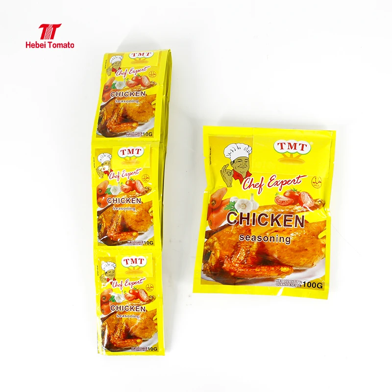 10g Chicken Seasoning Powder Spices Bouillon Chicken Meat Extract Powder for Cooking African Food