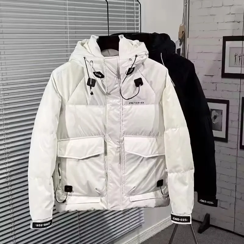 2024 Winter Padded Coat Down Winter Men Cotton Padded Hooded Down Coat Jackets For Men Down Coats