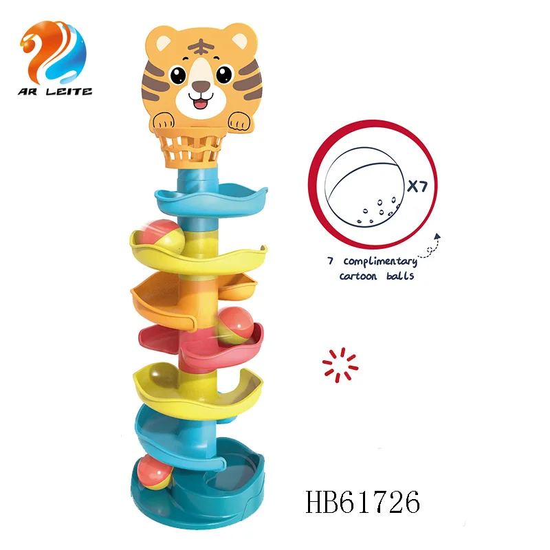 Educational Bang Bingo Kid Cartoon Rolling Ball Track Running Ball Roller Coaster Music Toys