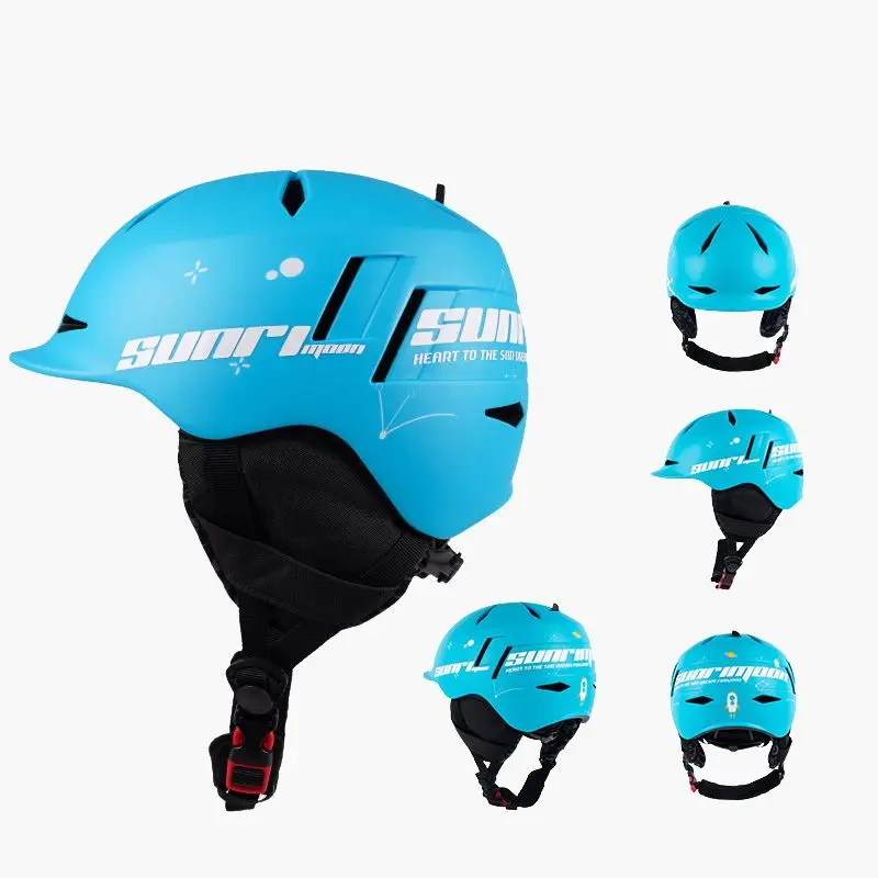 Dual Sport Kids Ski Helmets Winter Skate & Bicycle Ski with ABS PC & EPS Environmentally Friendly Materials for Children