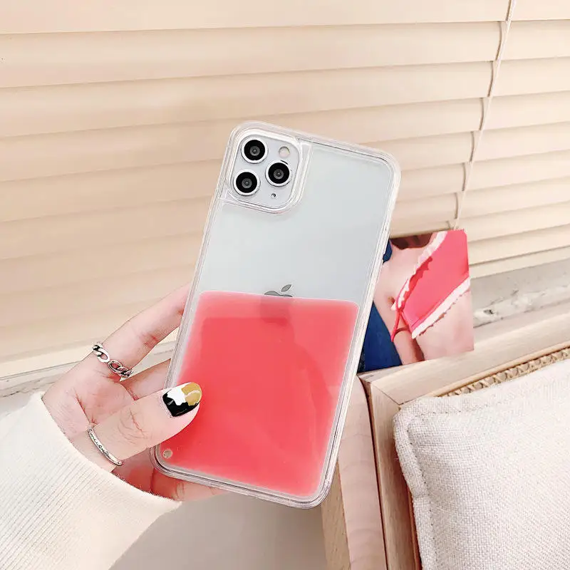 New design Deluxe Liquid Quicksand Case Shockproof Transparent case for iPhone 14 12 11 13 Pro Max XR X 6 7 8 Plus SE case