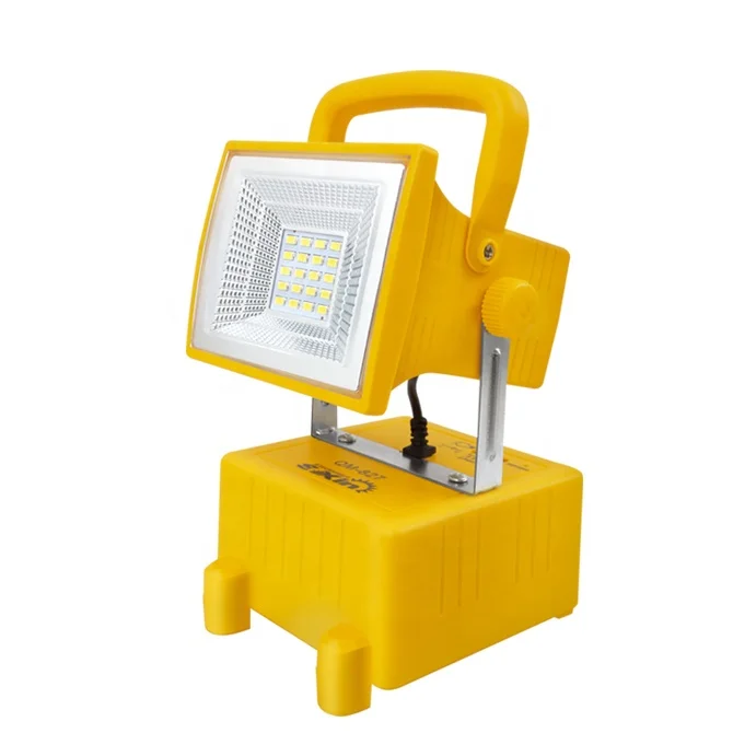 Solar rechargeable emergency light high power led rechargeable light