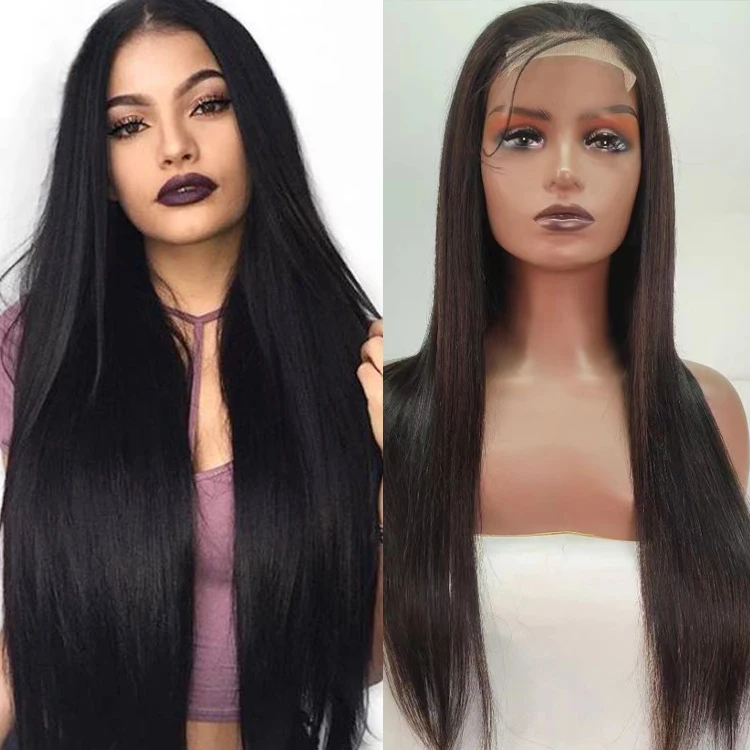 360 Lace Wigs Vendor Hd Transparent Lace Frontal Wig 13x4 Lace 100% Virgin Human Hair 180% Perruque Full Human Hair Wig