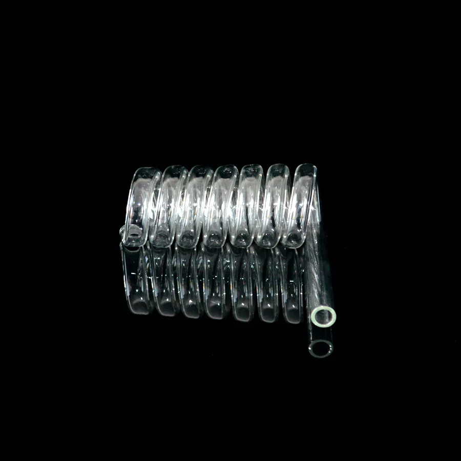 HF Factory Wholesale Customized Sprial Quartz Tubes