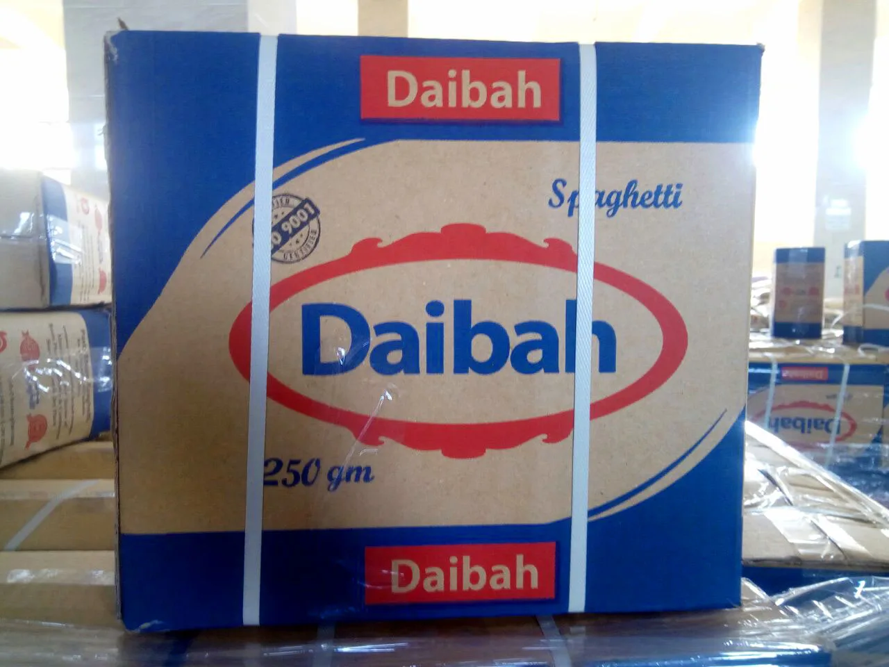 High Standard dried spaghetti 250 g Egyptian Pasta For Sale - Daibah brand with IOS & Halal certifications