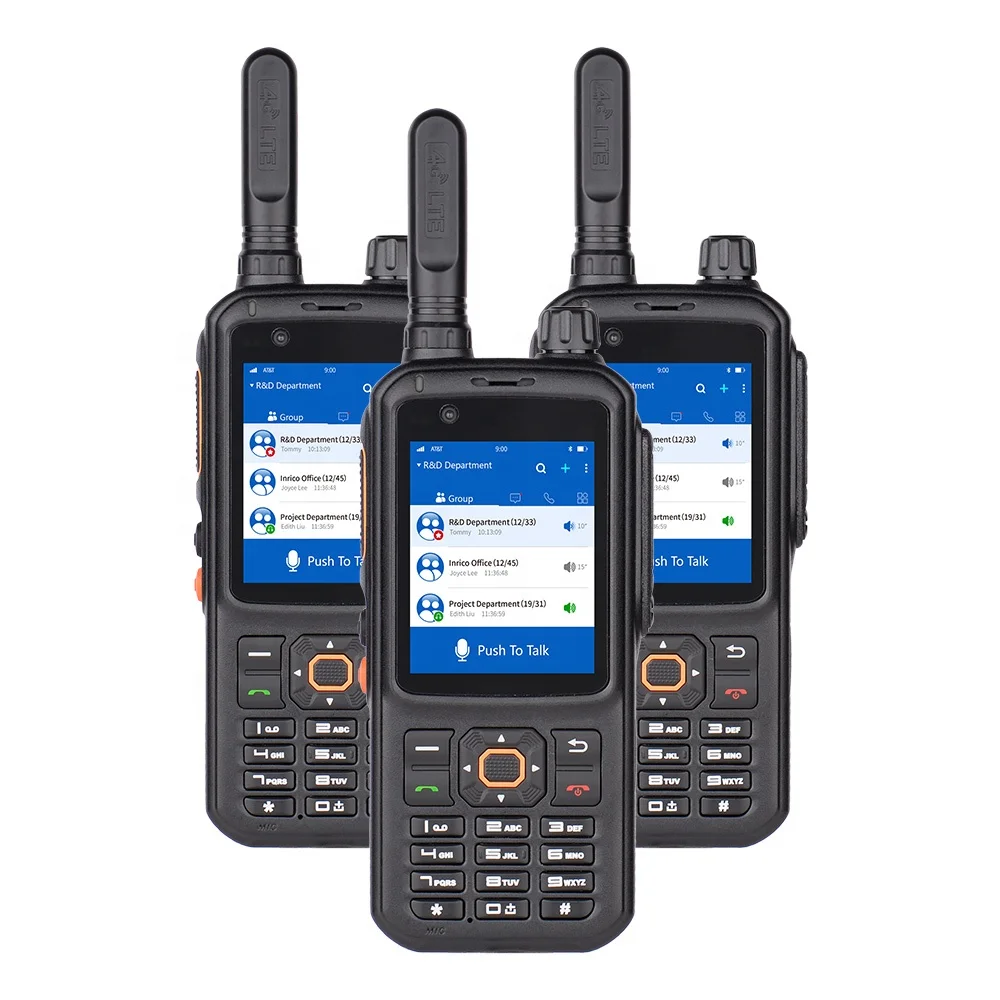  Inrico T320 Лидер продаж 4G LTE сеть внутренней связи трансивер мобильный телефон Радио