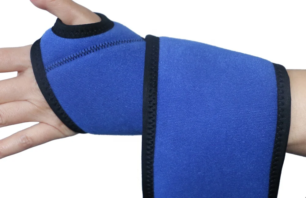 Reusable Medical Knee Gel Ice Pack Wrist Wrap For Injuries