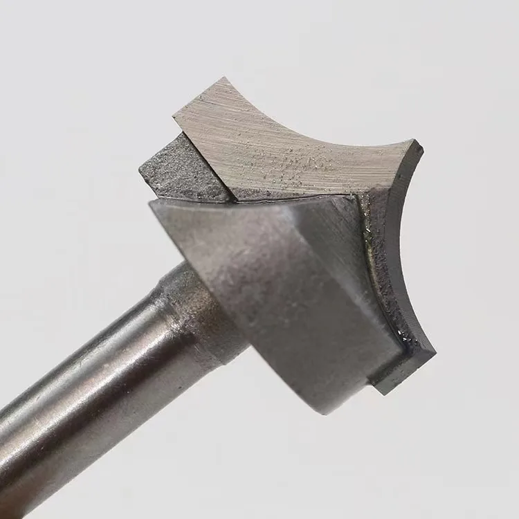 Woodworking Pointed Mouth Carving Slotting Line Chamfered Arc Fillet Milling Cutter