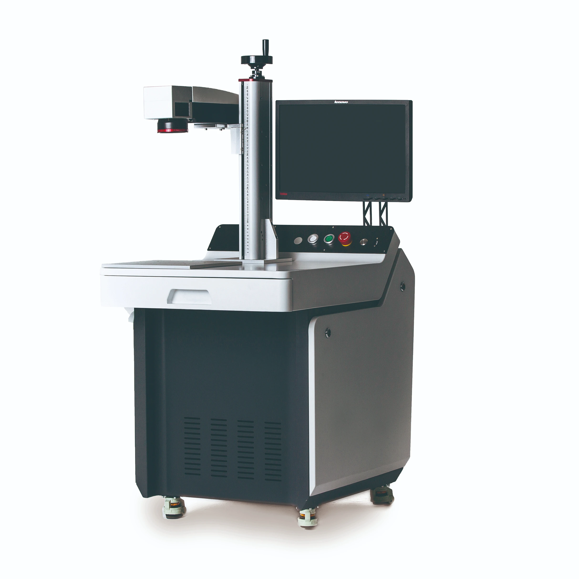 Fiber Laser 20w 30w 50w 100w Max Raycus JPT CNC Desktop Color Fiber Laser Marking Machine Price For Metal Sale