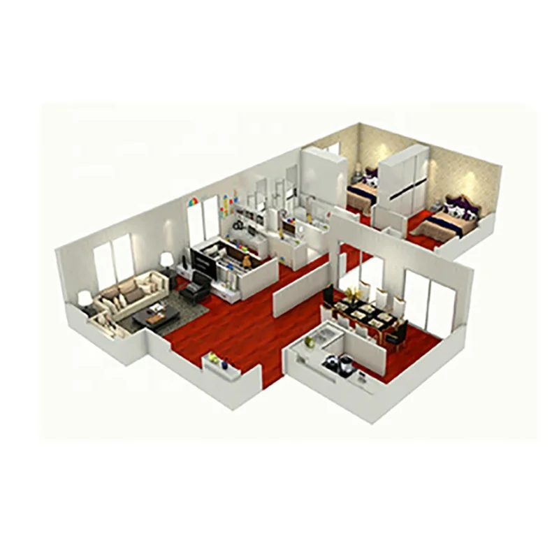 
High quality 2 bedroom prefabricated container house and shipping container home 