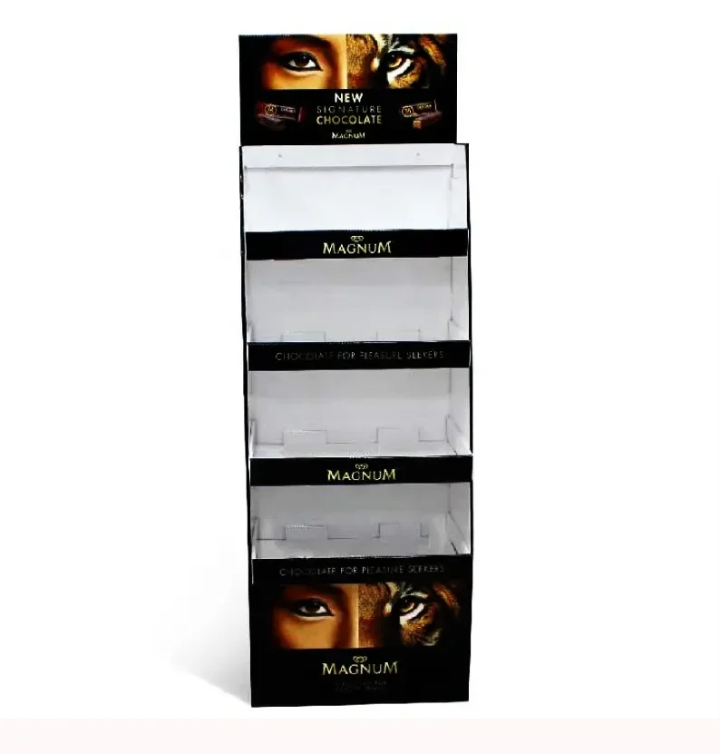 Supermarket promotion cardboard pallet display for spices ,6 Layers Display stand of food spices