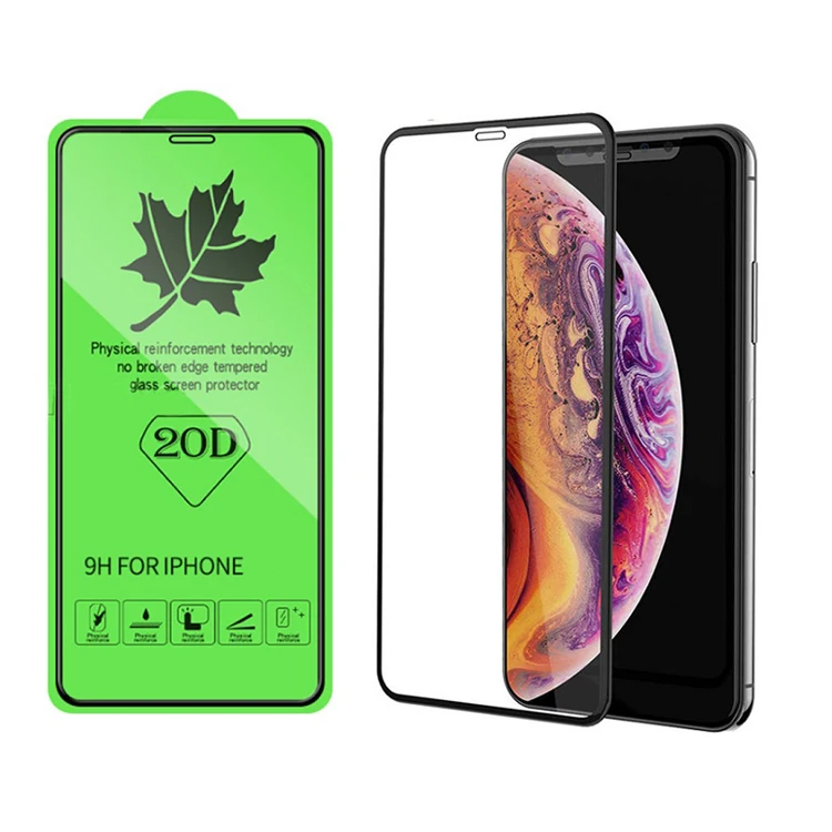 New 20D screen protector film for iPhone 6 7 8 Plus full cover screen protector for iPhone 11 xs x xs max tempered glass