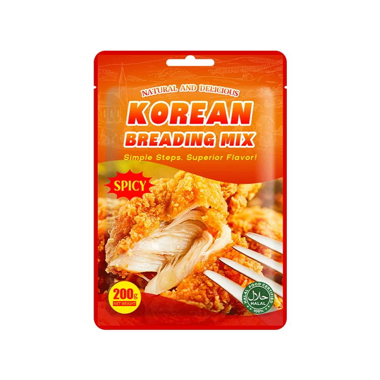 200g Hot Selling Fried Korean Chicken Powder Factory Supplies Korean Coating Frying Powder