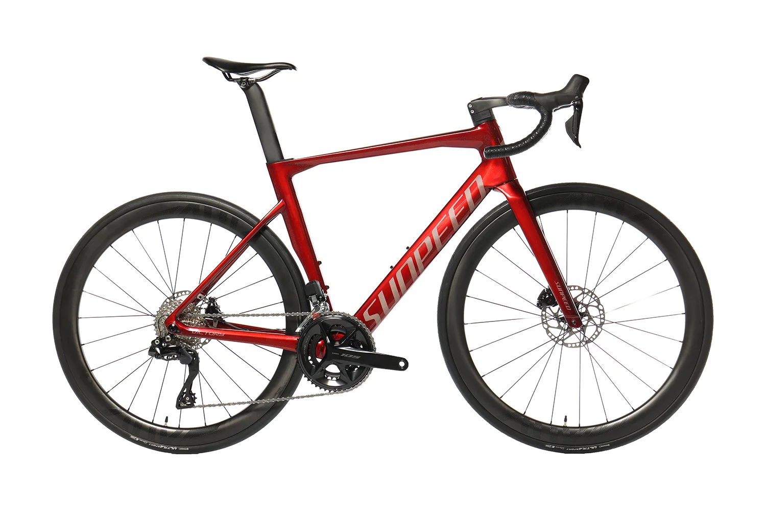 Victoria SUNPEED SHIMANO 105 R7150 electronic groupset Gear shifter 2*12 SPD bicicleta de carretera de fibra de carbono