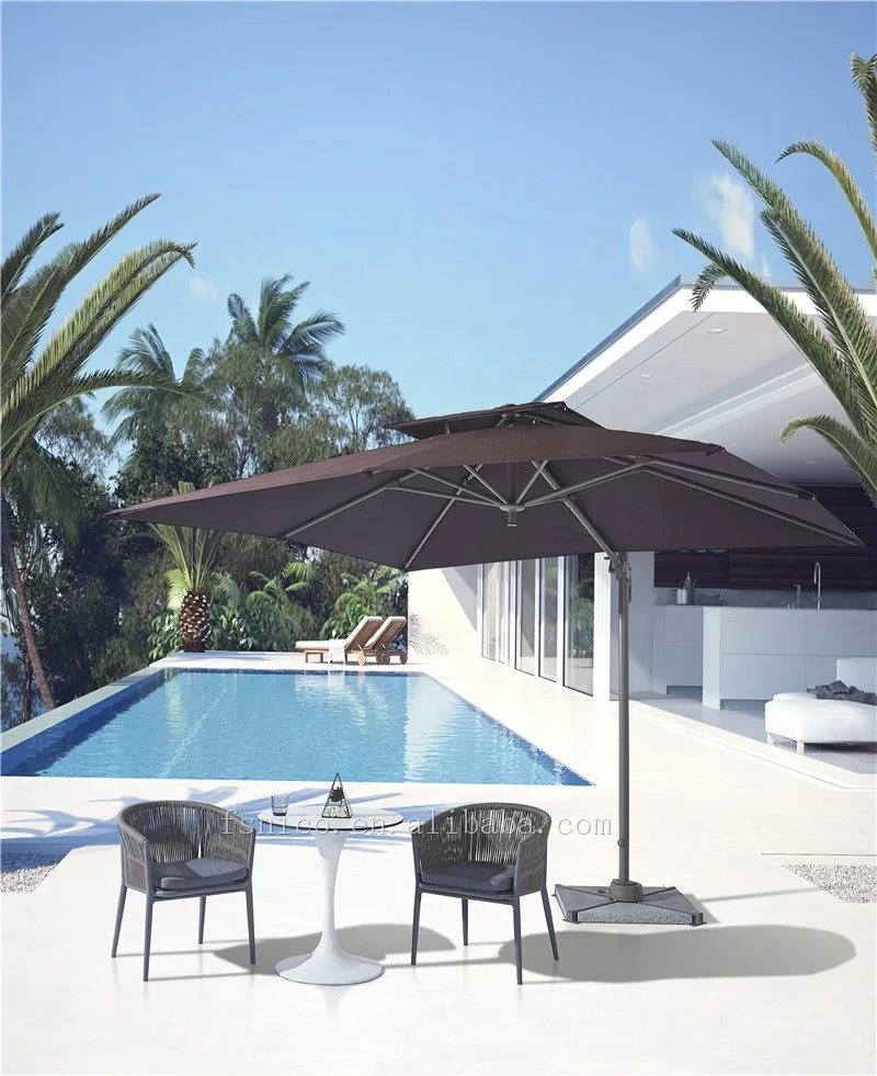 2019 hot sale rope designer aluminium bistro hotel outdoor garden chair rope chair