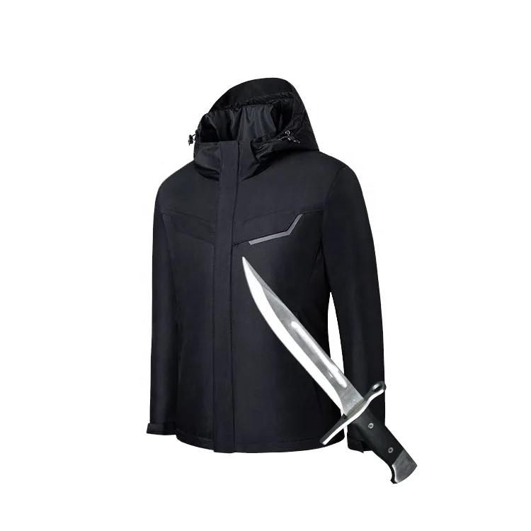 Black High Quality Police Stab Proof Tactical Jacket Anti Cut Clothes