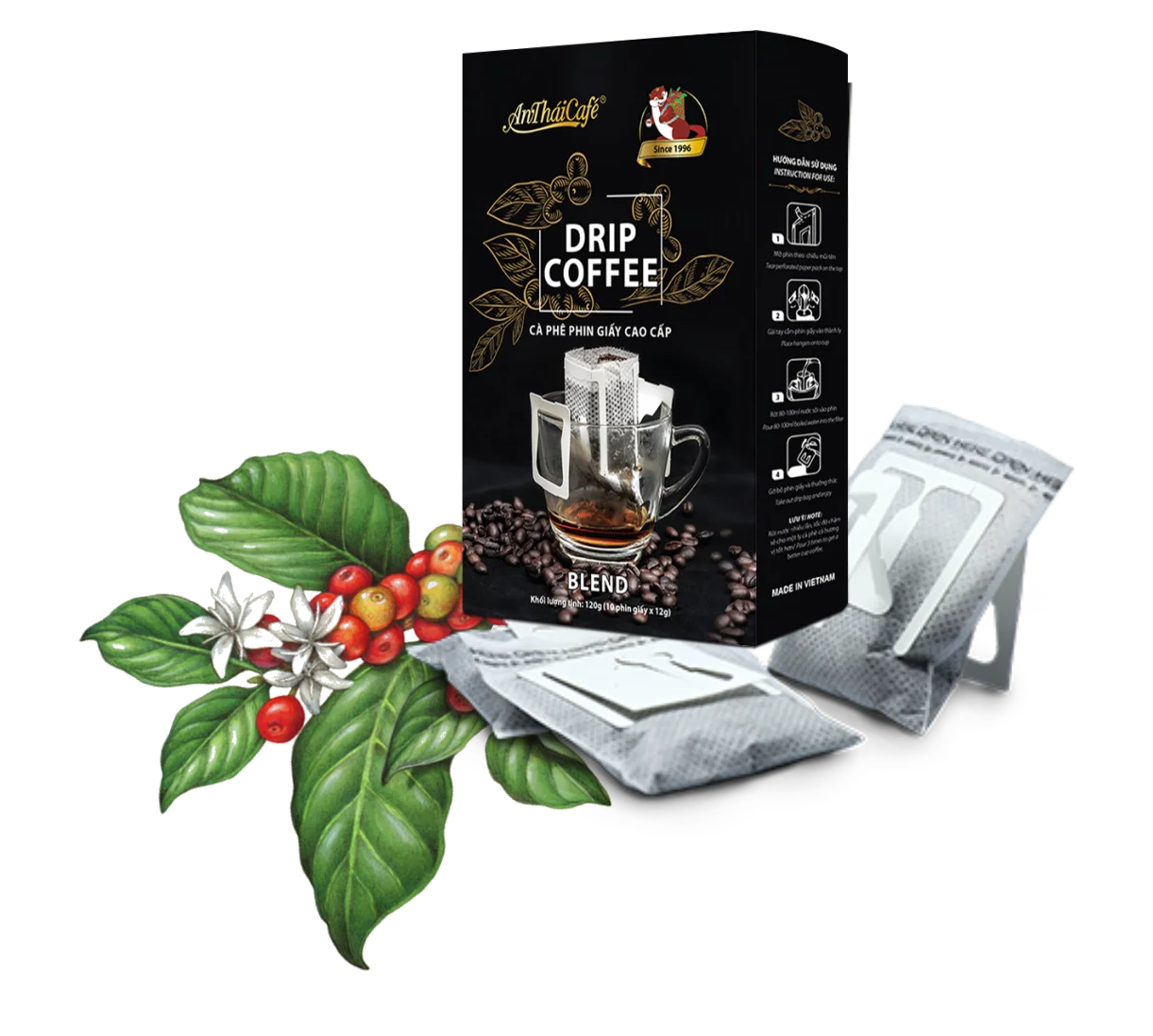 DRIP COFFEE ANTHAICAFE DRIP COFFEE BAG drip coffee packing