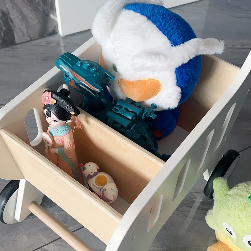 Wholesale Baby Learning Walker Push Cart Toy Wooden Kids Shipping Cart