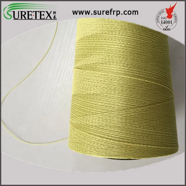 Free Sample Chemical-Resistant Cut Resistant 100% Para Aramid Fiber Yarn for Stitching