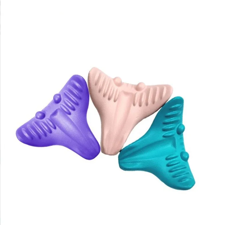 2022 amazon hot cervical massage pillow acupressure mat neck stretcher cervical spine massage instrument