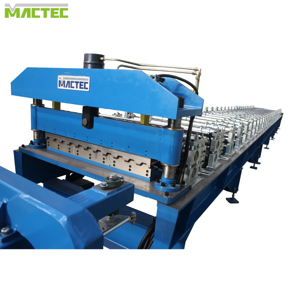Manufacturing Ceramic Tile Plate Trapezoid Roof Panel Roll Forming Machine
