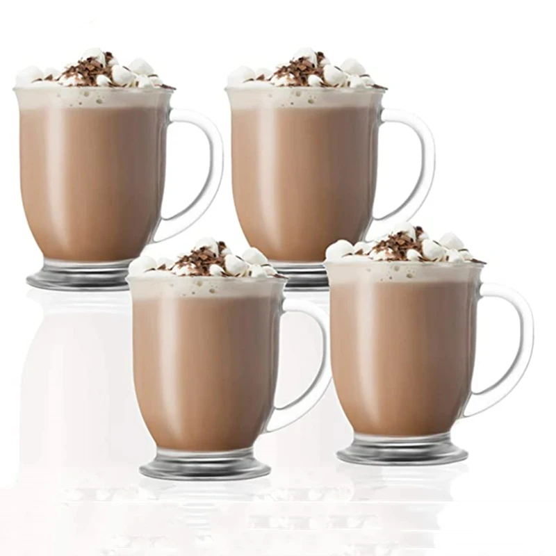 Coffee Kit Wholesale Large Wide Mouth Cups with Handle Coffee Pots Paper Cups Custom Cafe Restaurant Mason Bottle