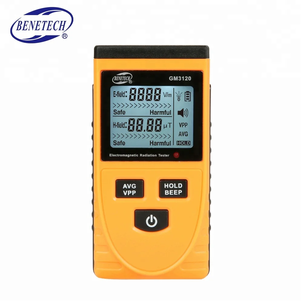 Digital LCD Electromagnetic Radiation Detector and Meter/Dosimeter Tester