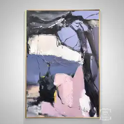 Professional Artist Hand-painted Colorful Abstract Oil Painting on Canvas Rich Colors Canvas Abstract Oil Painting