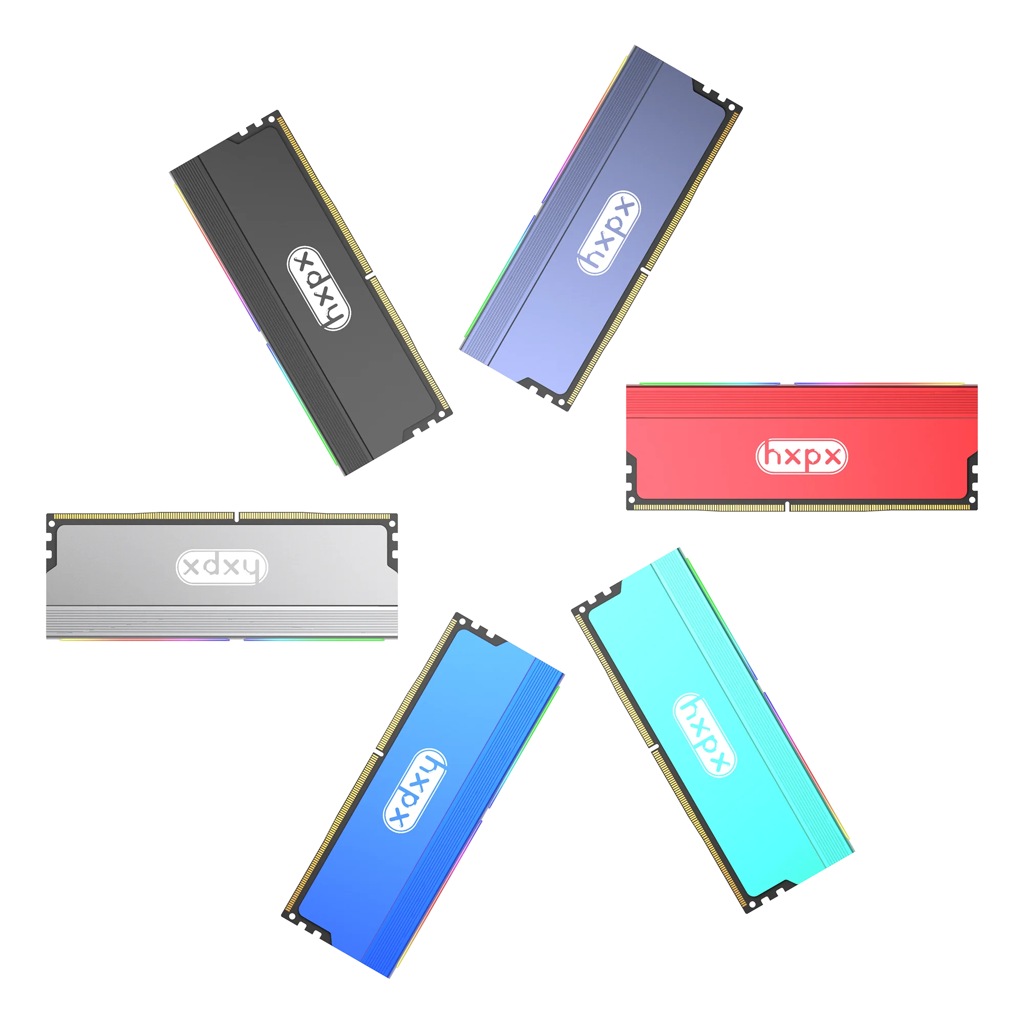 OEM RAM Heatsink RH-01 ARGB memory radiator cooling heatsink PC DIY Customizable connector AURA 3PIN Sync PH2.0-4PIN