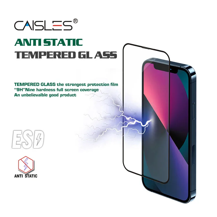 Защита экрана из закаленного стекла цайлз, Антистатическая высокая прозрачная стеклянная пленка для моделей телефонов