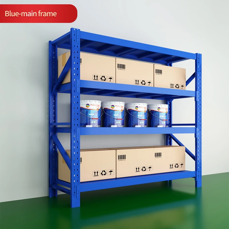 Competitive Price Iron Storage Shelves Meat Display Supermarket Rack