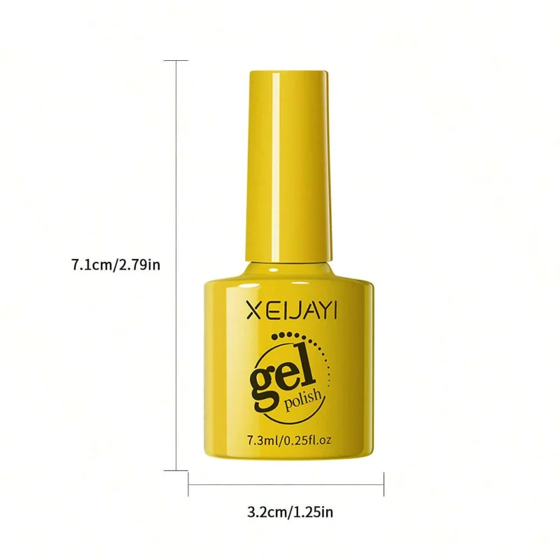 XEIJAYI Spring Summer Yellow Set Gel Polish Macaron Candy Sweet Colors Soft Pink Yellow Blue Gel Polish OEM Nail Supplier