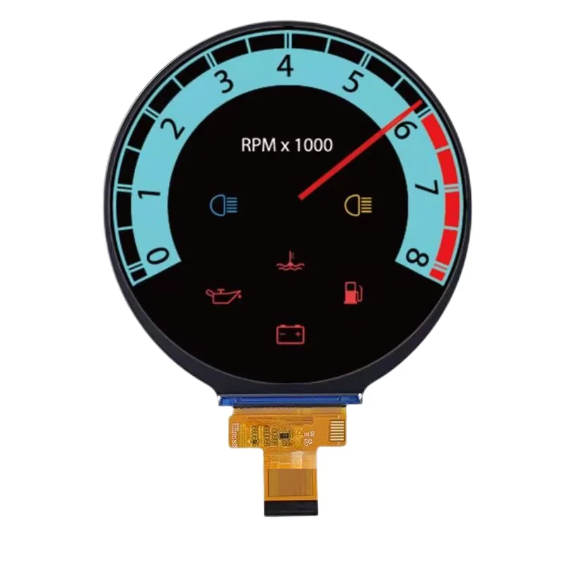 4 Inch Motorcycle Meter TFT-LCD Display Panel LCD Display Circular LCD Display