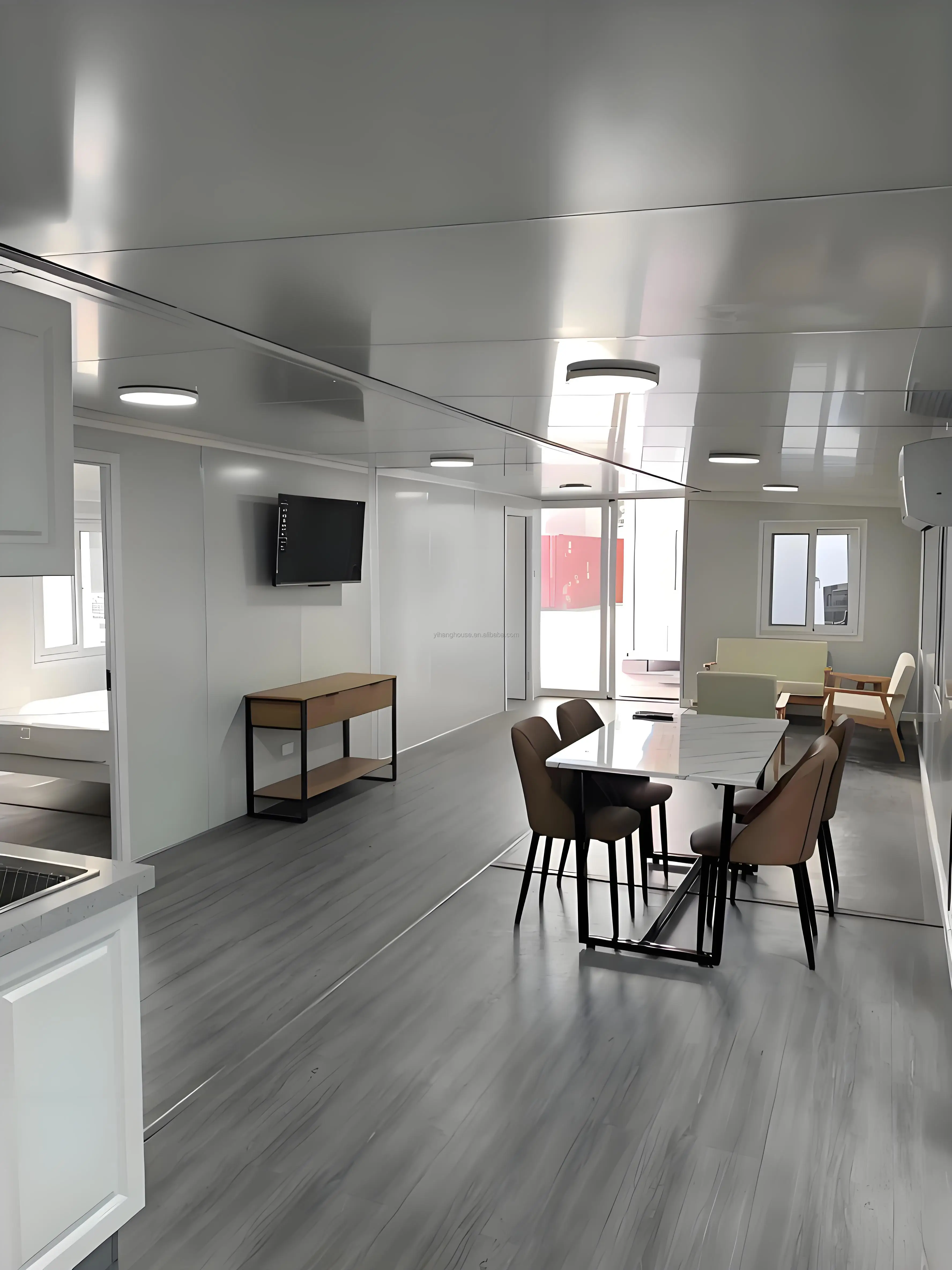 High Quality Lower Cost Cheap Prefabricated House Modular Homes Extendable Container Apartment for Sale