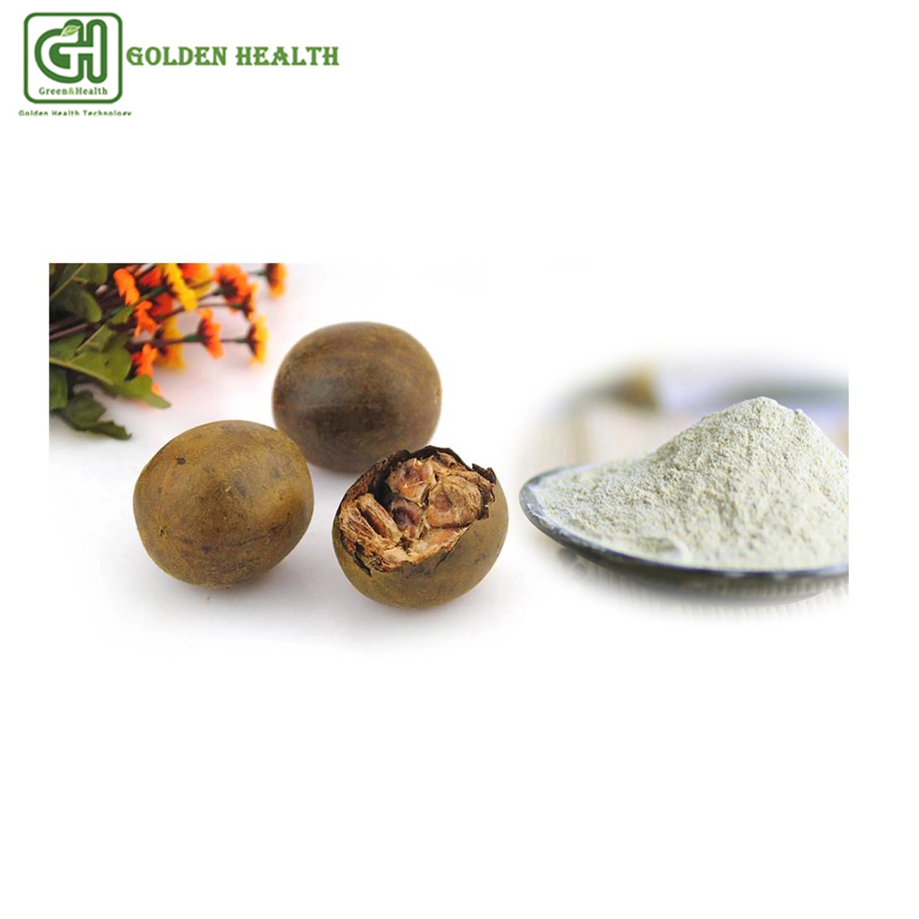 GMO Free Natural Sweetener Luo Han Guo Extract 30% Monk Fruit Extract Mogroside V