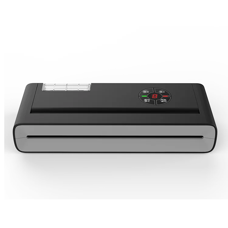  OEM Household Multi-Functional Black Vacuum Sealer Food With Retractable Power Cord vacuum sealer machine