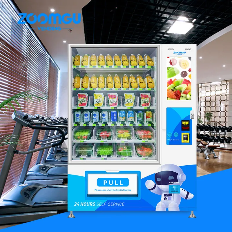  Zoomgu cb сертификат денежная карта монета функция changsha Охлажденный автоматический ленточный конвейер торговый автомат для сэндвичей с