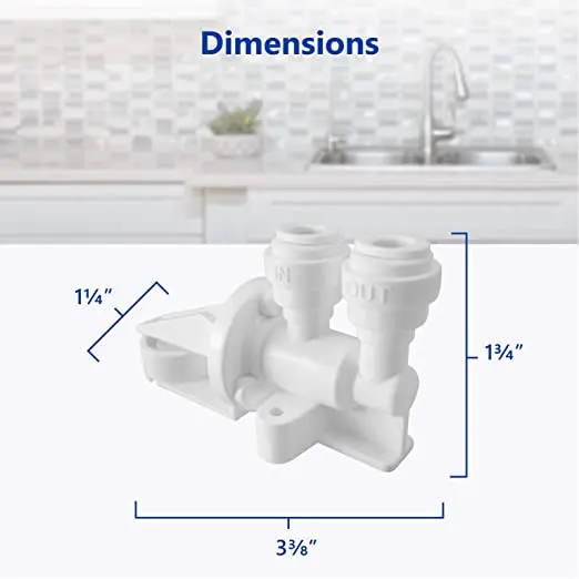 Water Leak Stop Valve for Reverse Osmosis and Under Sink Water Filtration System, Automatic Water Shut-Off Valve